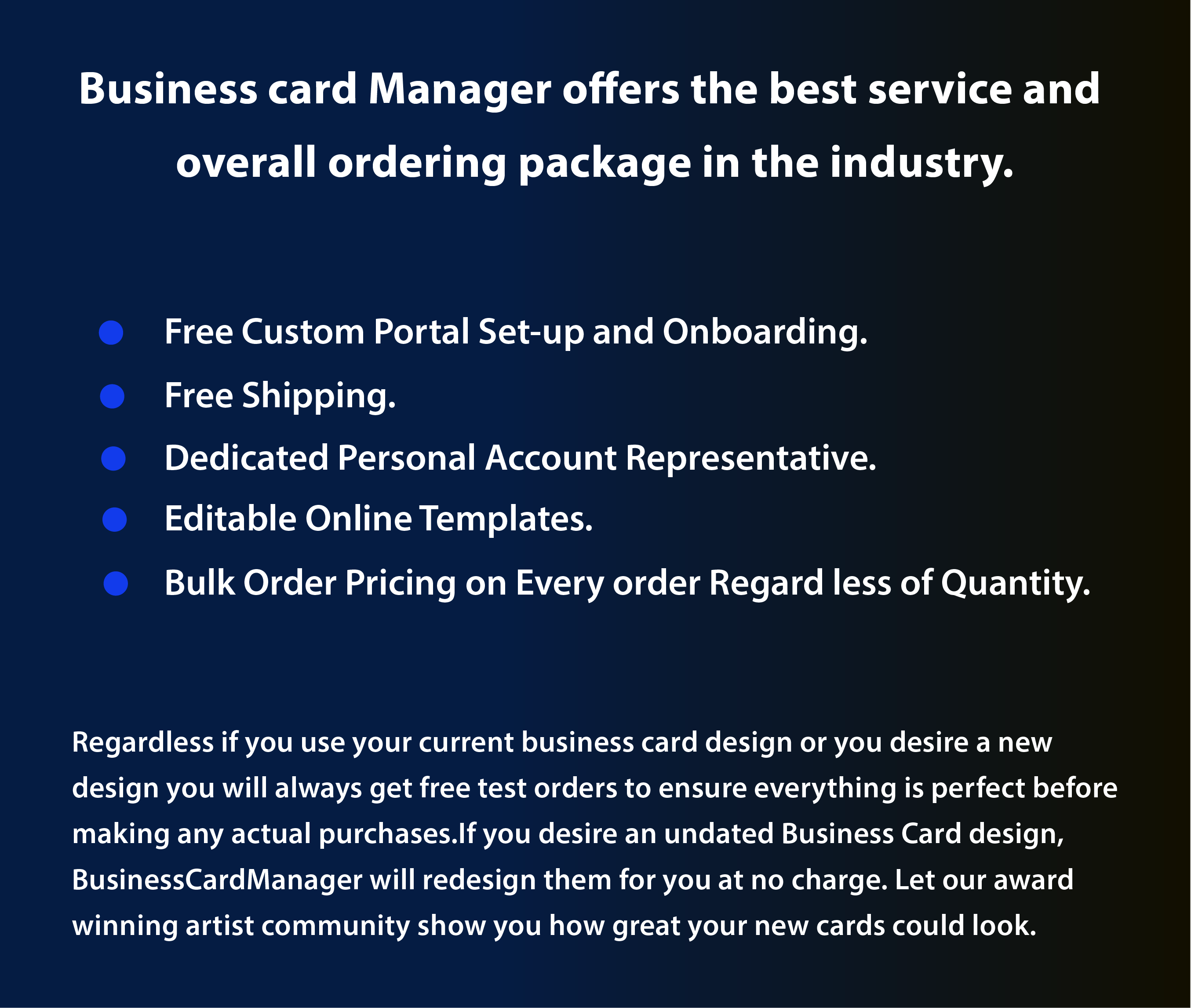 Fast Delivery Business Cards