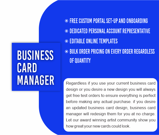Online Business Card Creator Portal